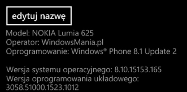 Для смартфона Lumia 625 появилась первая кастомная прошивка