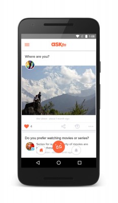 Приложение ASKfm для Android и iOS получило совершенно новый интерфейс