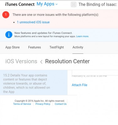 Apple не пропускает The Binding of Isaac в App Store из-за «насилия над детьми»