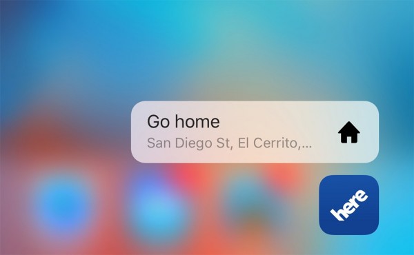 Обновление HERE Maps для iOS привносит поддержку 3D Touch