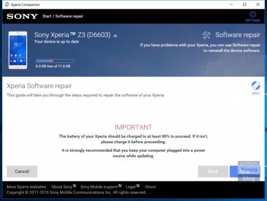 Xperia Companion — новая утилита для управления устройствами Sony с ПК