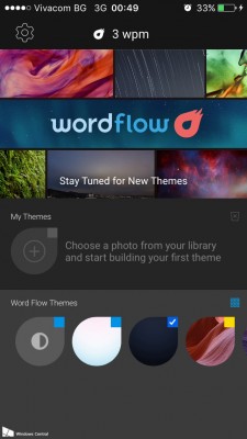 В сети появились скриншоты клавиатуры Microsoft Word Flow для iOS