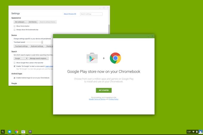 В Chrome OS появится магазин Play Store со всеми приложениями