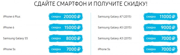 Samsung предлагает скидки на новые смартфоны в рамках программы trade-in