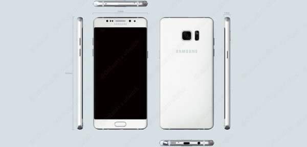 Появились качественные рендеры Samsung Galaxy Note 6