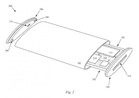 Apple запатентовала iPhone с изогнутым двусторонним дисплеем