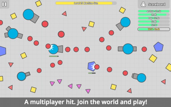 Diep.io: танковый аналог Agar.io уже на Android