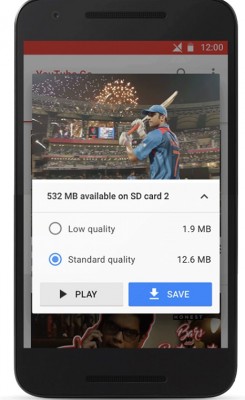 YouTube Go позволит скачивать видео