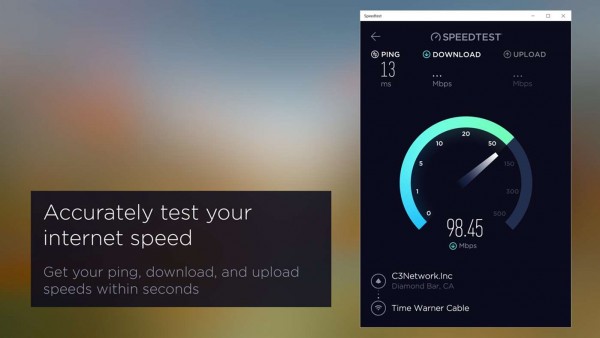 На Windows 10 вышло новое приложение Speedtest