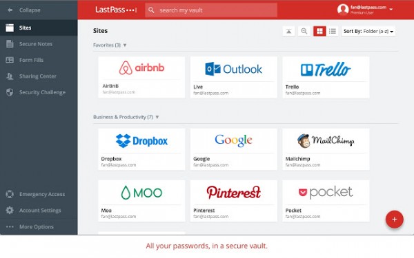 Сервис LastPass стал бесплатным на всех устройствах