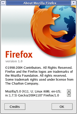 Firefox стукнуло 10 лет