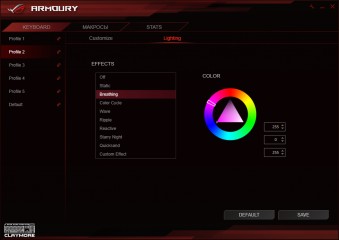 Обзор игровой клавиатуры ASUS ROG Claymore Core — Программное обеспечение. 2