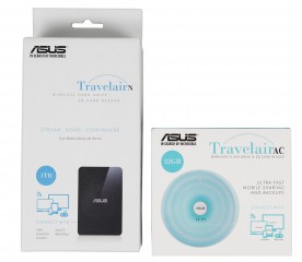 Накопители без проводов серии ASUS Travelair — Упаковка и комплектация. 1