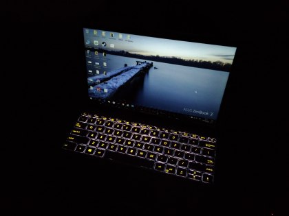 Обзор ASUS ZenBook 3 (UX390UA) — Клавиатура и тачпад. 2