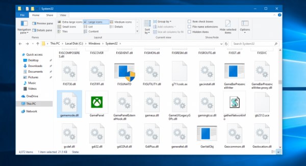Microsoft работает над «игровым режимом» для Windows 10