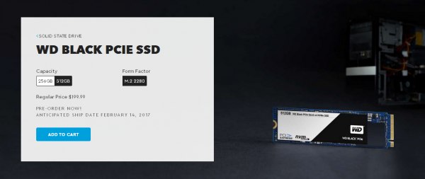 Western Digital представила быстрые SSD с интерфейсом PCIe