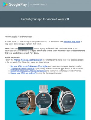 Android Wear 2.0 выйдет в начале февраля