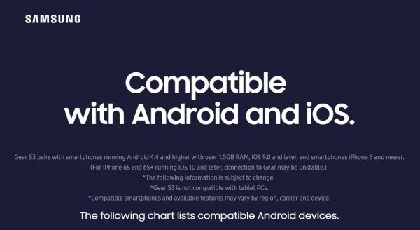 Обзор умных часов Samsung Gear S3 — Работа с Android. 1