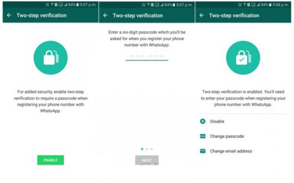 В WhatsApp появилась двухфакторная аутентификация