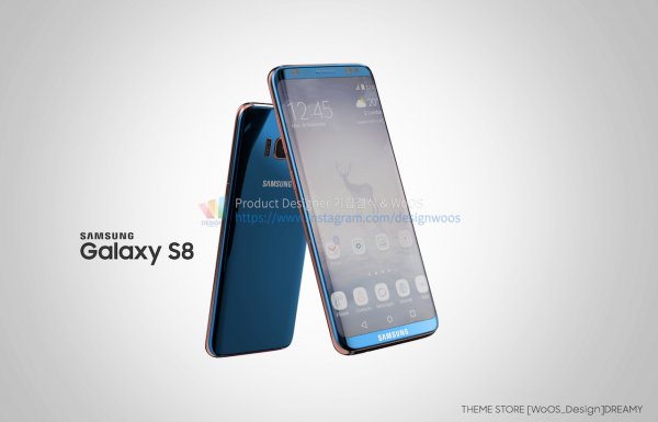 Новые рендеры Galaxy S8 полностью раскрывают дизайн смартфона