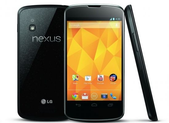 Google официально представила Nexus 4 и Nexus 10
