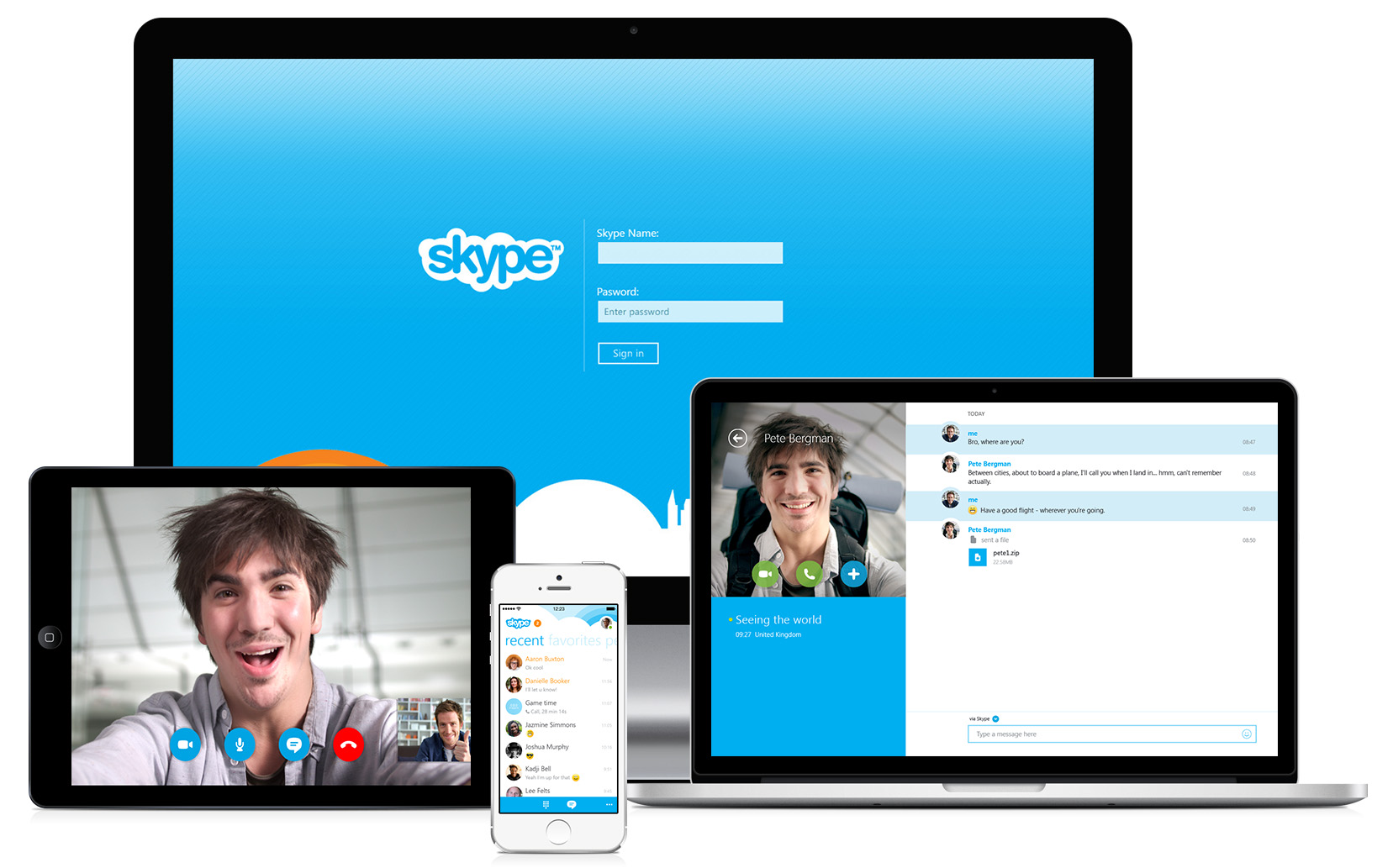 Skype мессенджер