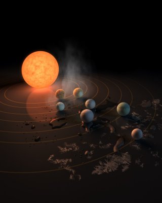 В NASA рассказали о 7 похожих на Землю планетах