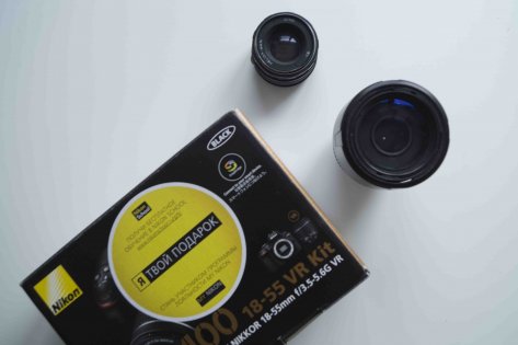 Обзор зеркальной камеры Nikon D3400 — Комплектация. 2