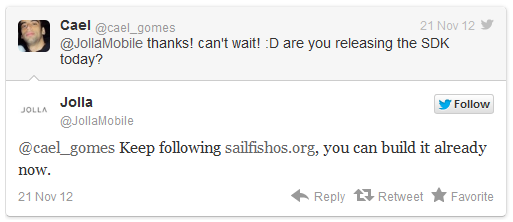 Jolla выпустит SDK и код для запуска Sailfish на сторонних устройствах