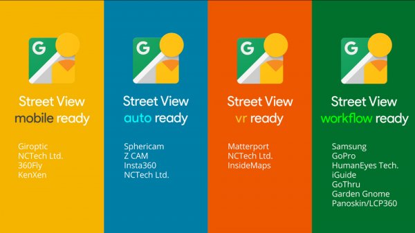 Google сертифицировала новые камеры для Street View