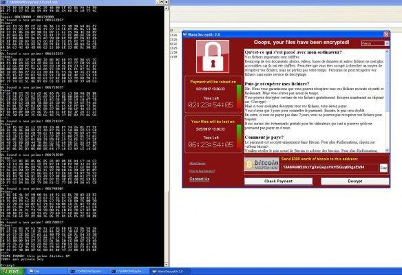 Расшифровка WannaCrypt на Windows XP стала проще