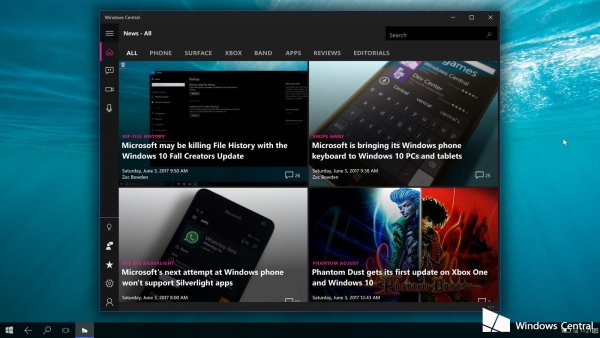 CShell для Windows 10 объединит ПК, планшеты и смартфоны