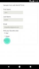 reCAPTCHA появилась на Android