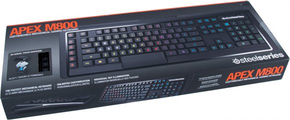 Обзор игровой клавиатуры SteelSeries Apex M800 — Упаковка и комплектация. 1