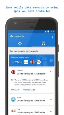 Triangle — приложение Google для экономии мобильного трафика
