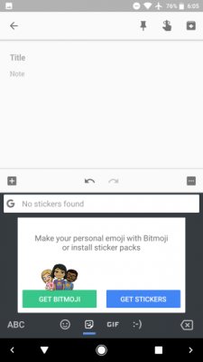 В клавиатуре Gboard для Android появились стикеры