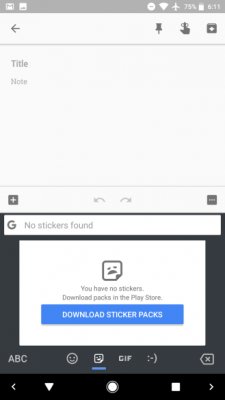 В клавиатуре Gboard для Android появились стикеры