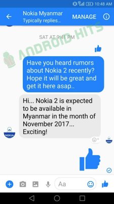 Официально: Nokia 2 представят в ноябре