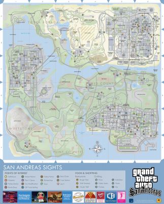 Rockstar выложила в сеть карты трех частей GTA в высоком разрешении