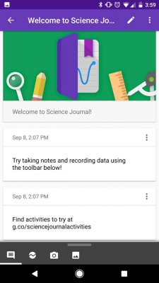 Вышла новая версия приложения Science Journal от Google
