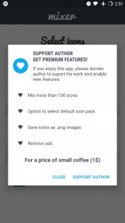 Icon Pack Mixer позволяет создавать собственные наборы иконок