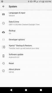 Sony Xperia XZ Premium обновляется до Android 8.0 Oreo