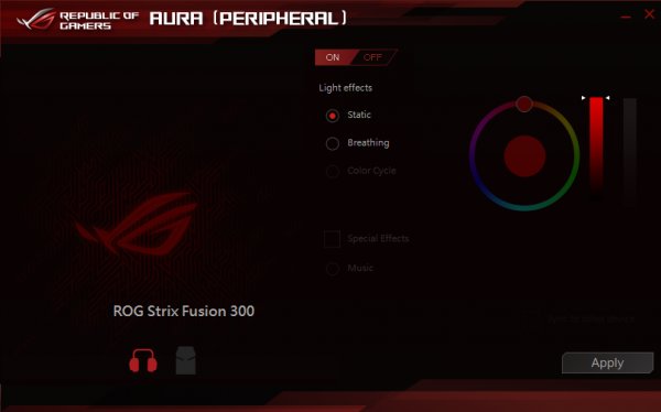 Обзор гарнитуры ASUS ROG Strix Fusion 300 — Подключение. 3