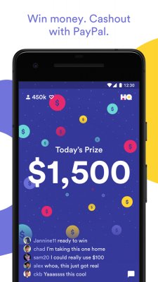 Викторина HQ Trivia с денежными призами появится на Android
