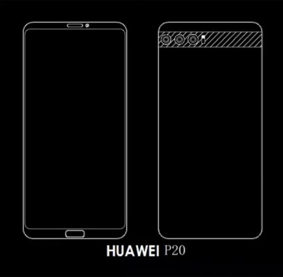 Huawei P20 получит вырез под датчики в стиле iPhone X