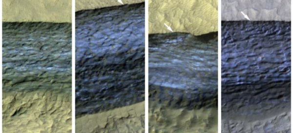 У поверхности Марса обнаружили залежи льда