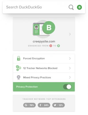 В приложении DuckDuckGo появился блокировщик скрытых трекеров
