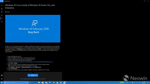 Microsoft отказывается от Windows 10 S