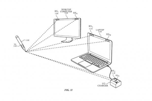 Apple запатентовала стилус, рисующий в воздухе