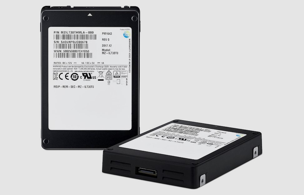 Samsung выпустила SSD с рекордной ёмкостью 30 ТБ